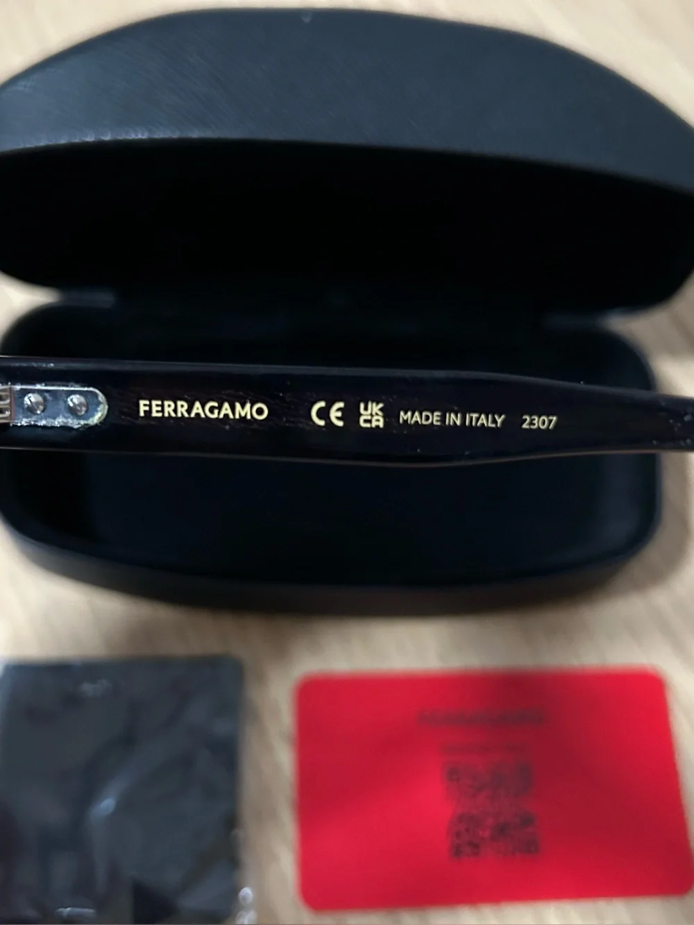 Salvatore Ferragamo Black SF111S Sunglasses